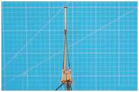 Steifsetzen der Bramwanten