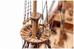 Talje zum Steifsetzen des Gro&szlig;bramstengestags