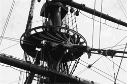 Hahnepoten an der Fregatte Shtandart