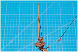 Leitbl&ouml;cke am Sprietmast