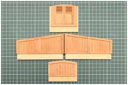 die Leibhölzer sind aufgeklebt und die Ecken wurden mit L-Profilen eingefasst