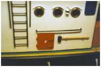 Feuerl&ouml;schluke und Axt zum Leinenkappen