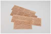 gefräste Einzelteile der Spanten