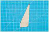 fertiges Focksegel mit Reffbändsel