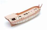 Berghölzer und Poopdeck verklebt