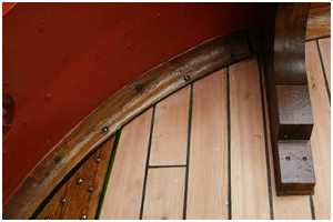 Verlegemuster der Decksplanken