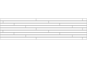 Verlegemuster der Decksplanken