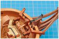 Spillbeting und Kranbalken