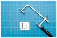 Ankerrohlinge aus Messing aussägen