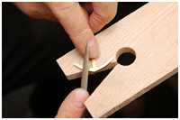 Entgraten der Rohlinge