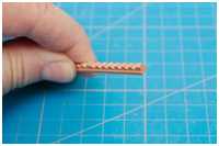 Fräsen des Bogenbalkens unter dem Handlauf