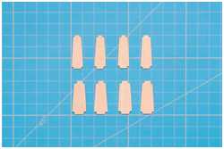 Zierplatten der Kaminwände