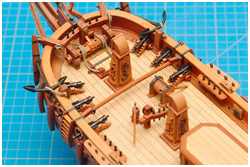 Deck probeweise bestückt