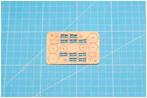 lasergeschnittener Teilesatz für die Laterne