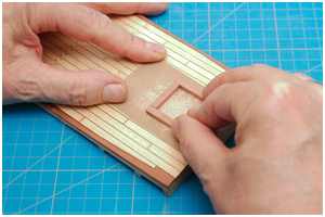 Seiten begradigen und Balkenbucht schleifen