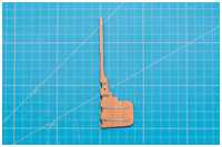 Scharnierb&auml;nder und Fingerlinge am Ruder