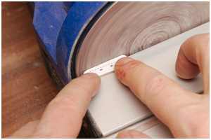 Bearbeitung des Rüstbretts