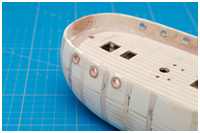 eingeklebte Stückpforten