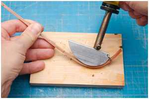 Biegen der Bergh&ouml;lzer