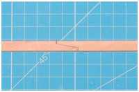 Stabilisierung der Laschung zum Biegen &uuml;ber die hohe Kante