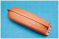 der Rumpf ist komplett geschliffen