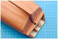 Plankenenden verbolzt