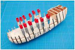 Rumpfkorpus der Statenjacht Fredericus