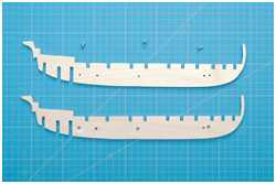 ausgesägte Stringer