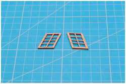 Rahmen mit Fenstersprossen