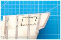 Ausarbeiten der Erkerfenster