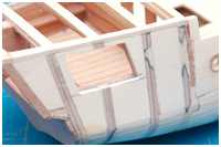 Ausarbeiten der Erkerfenster