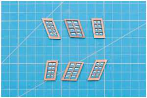 Verglasung mit Wölbglas-Optik