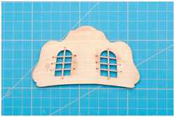 Sprossen der Fensterkreuze