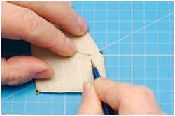 Anknoten der Reffbändsel