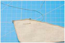 Anknoten der Reffbändsel