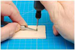 mit Ovalfr&auml;ser absenken