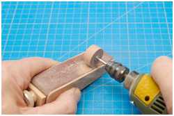 Endbearbeitung des Keilrings