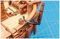 Sicherungsleine des Ankers