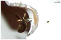 Fettauslassventil ge&ouml;ffnet