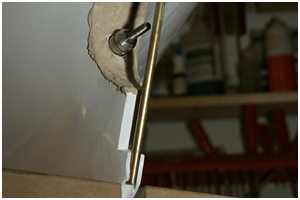 wartungsfreundliches Ruder