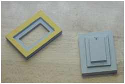 Halterung des Ruderkokers