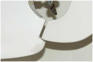 wartungsfreundliches Ruder