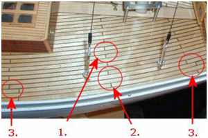 Planken auf Deck verlegen