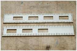 Nietimitationen bei kleinen Ma&szlig;st&auml;ben