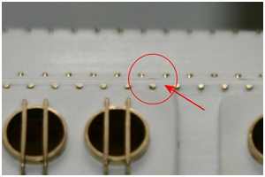 Nietimitationen bei kleinen Ma&szlig;st&auml;ben