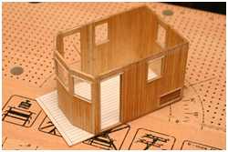 Beplankung von Decksh&auml;usern