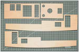 Deckssprung auf Aufbauten &uuml;bertragen