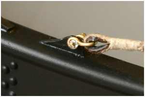 stabile Ösen am Schanzkleid