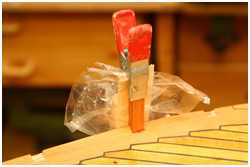 Schanzkleidst&uuml;tzen ausrichten