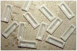 die fertig ausgefr&auml;sten Prismen